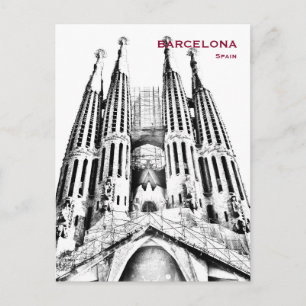 Carte Postale Espagne Barcelone Tourisme Vintage voyage Ajouter