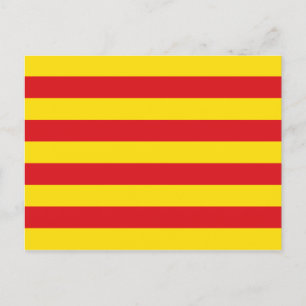 Carte Postale Espagne : La Senyera Catalogne