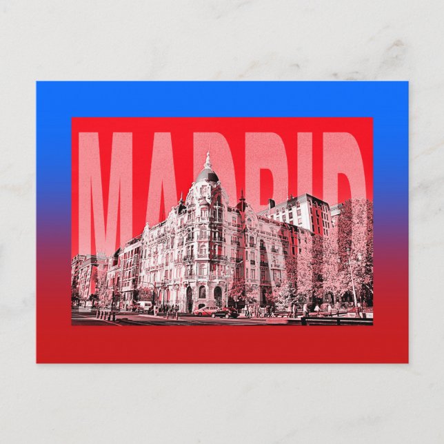 Carte Postale espagne madrid (Devant)