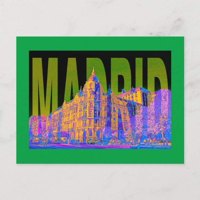 Carte Postale espagne madrid (Devant)