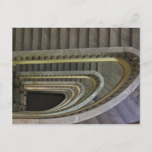 Carte Postale Espagne, Madrid, Circulo de Bellas Artes, escalier