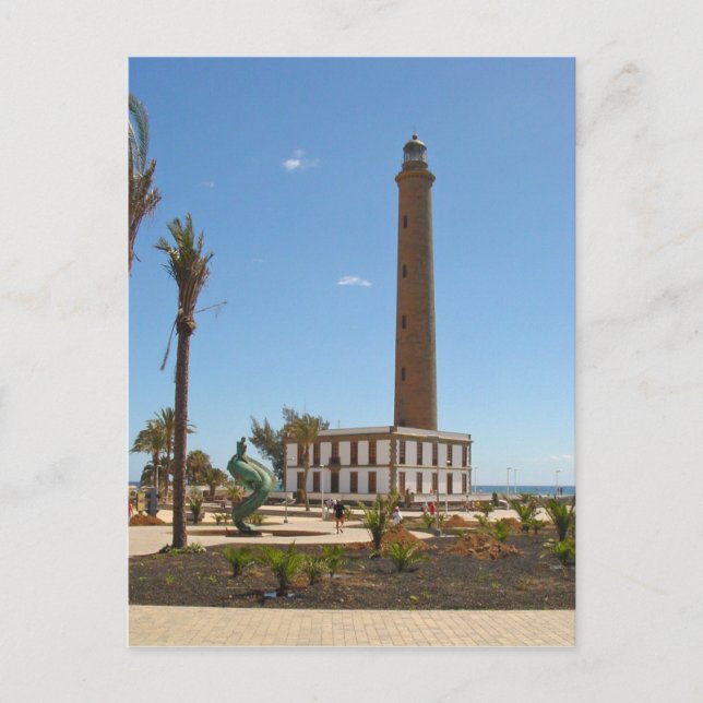Carte Postale Espagne - Phare de Maspalomas - Grande Canarie (Devant)