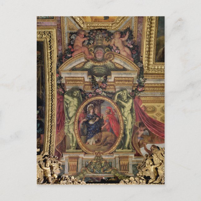 Carte Postale Espagne Reconnaissant la prééminence de la France (Devant)