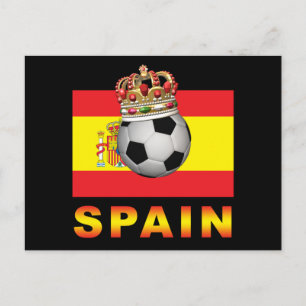 Carte Postale Espagne Roi De Football
