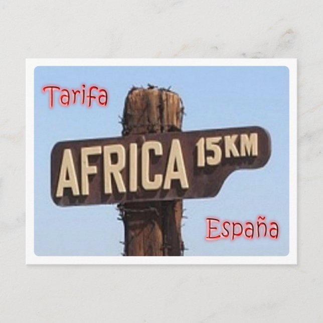 Carte Postale Espagne - Tarifa - Signe - (Devant)