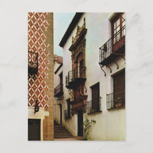 Carte Postale Espagne vintage, Barcelone, Pueblo Espanol