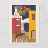 Espagne vintage La course des taureaux