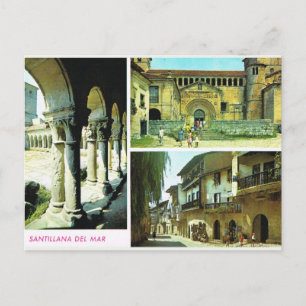 Carte Postale Espagne vintage, Santillana del mar, Santander