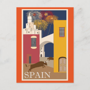 Carte Postale Espagne Vintage voyage