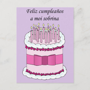 Cartes Postales D Anniversaire Espagnole Originales Zazzle Fr