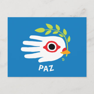 Carte postale espagnole de la paix