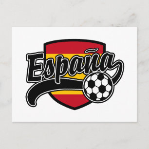 Carte Postale Espana Soccer