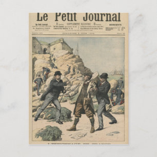 Carte Postale Espionnage en France Arrestation d'un colonel angl