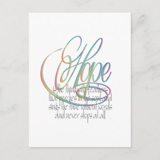 Carte Postale Espoir