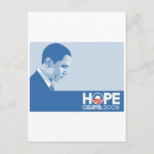 Carte Postale espoir d'Obama