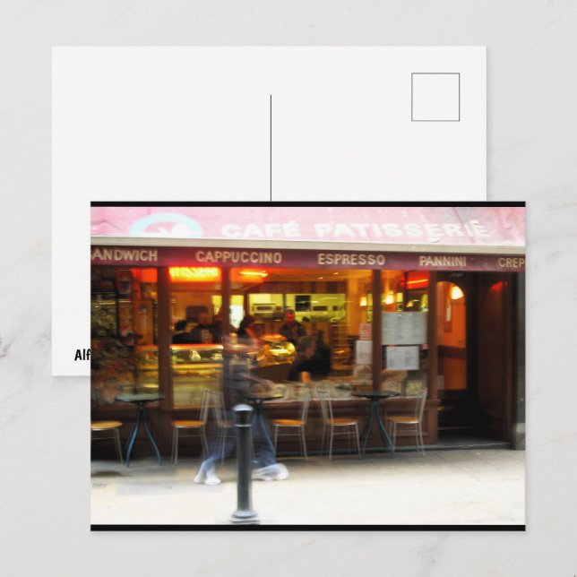 Carte Postale Espresso en Mouvement (Devant / Derrière)