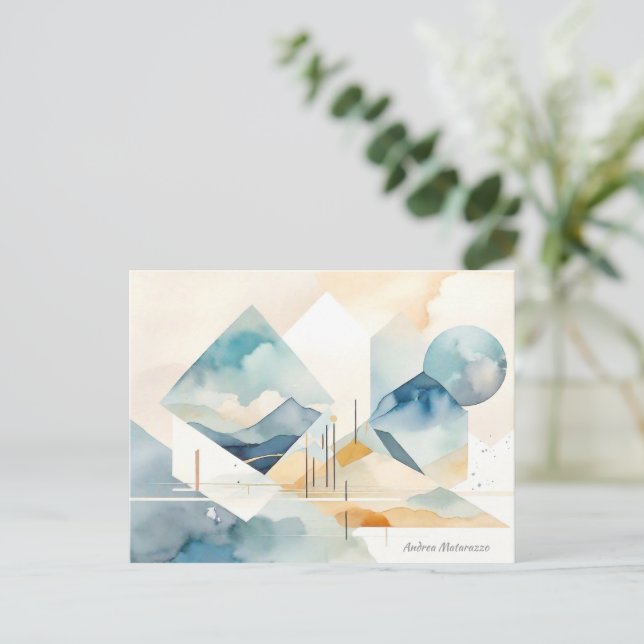 Carte Postale Esprit Abstrait (Debout devant)