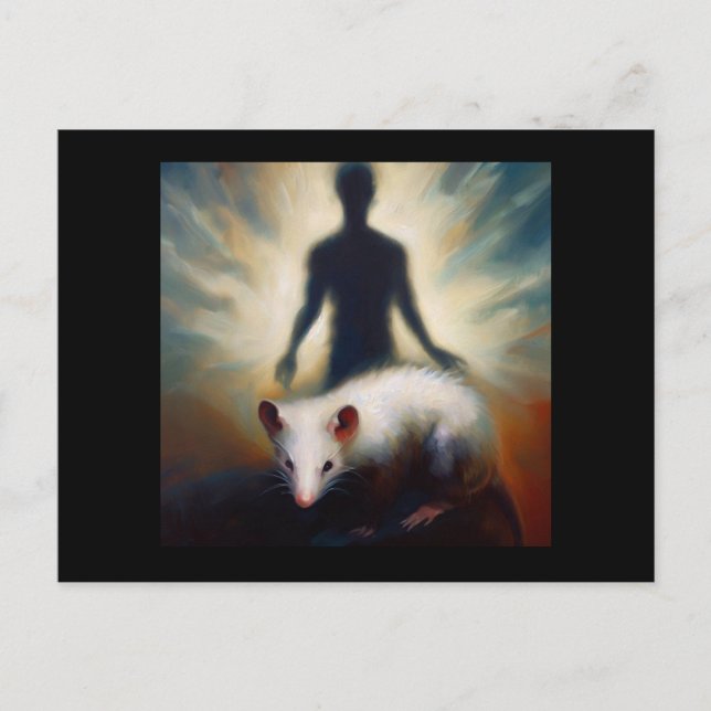 Carte Postale Esprit Animal Opossum 1 (Devant)