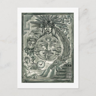Carte Postale Esprit aztèque