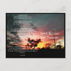 Carte Postale Esprit de Samhain