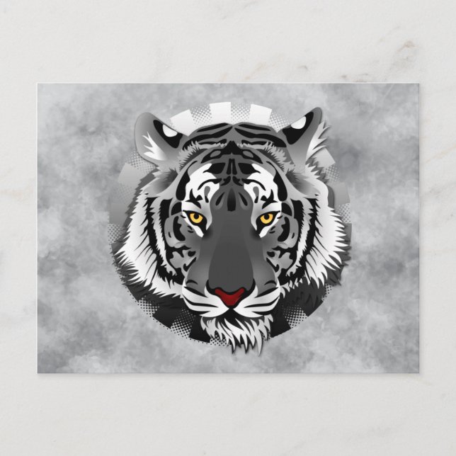 Carte Postale Esprit du tigre (Devant)