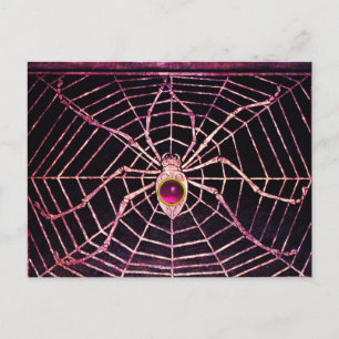Carte Postale ESPRIT ET WEB rose Fuchsia Amethyst Noir