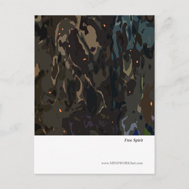 Carte Postale Esprit libre (Devant)