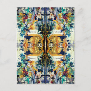 Carte Postale esprit reflété. Dimensions