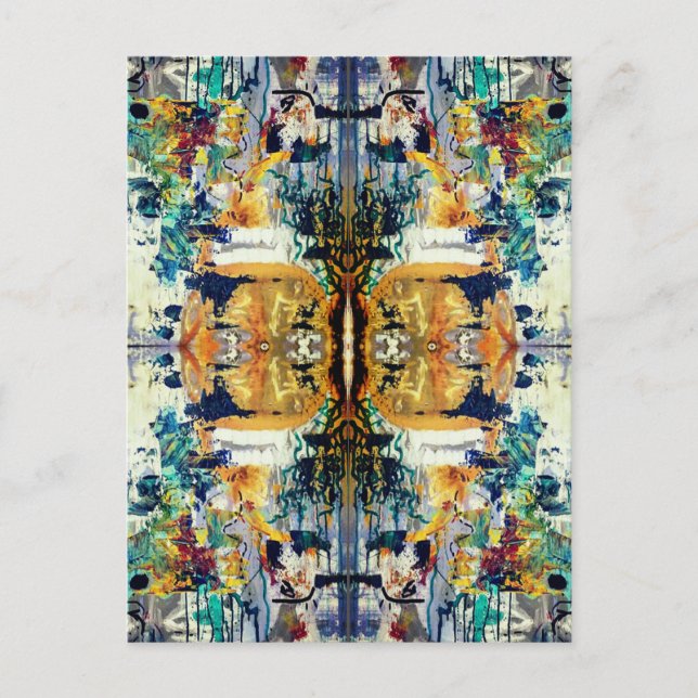 Carte Postale esprit reflété. Dimensions (Devant)