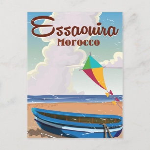 Carte Postale Essaouira Maroc Affiche de voyage vintage imprimée