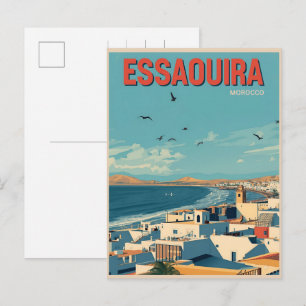 Carte Postale ESSAOUIRA ville médina vintage Maroc voyage