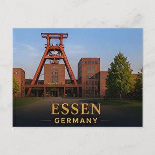 Carte Postale Essen Allemagne Destination de voyage industrielle