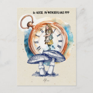 Carte Postale est Alice au pays des merveilles ??