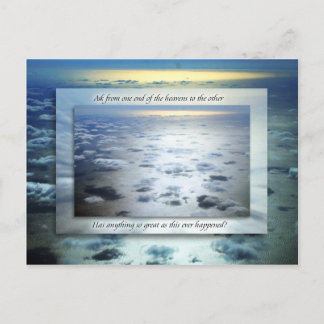 Carte Postale Est-Ce Que Quelque Chose D'Aussi Grand Est Arrivé