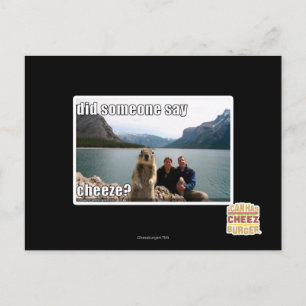Carte Postale Est-ce que quelqu'un a dit le cheeze ?