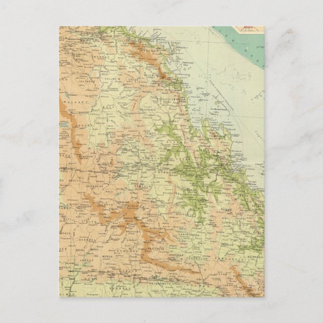 Carte Postale Est du Queensland (Devant)