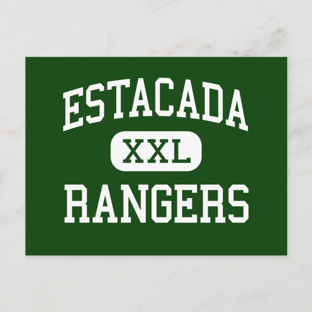 Carte Postale Estacada - Rangers - Lycée - Estacada Oregon (Devant)