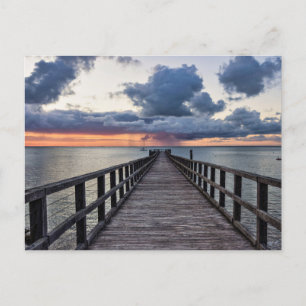 Carte Postale Estacade de la plage des dames