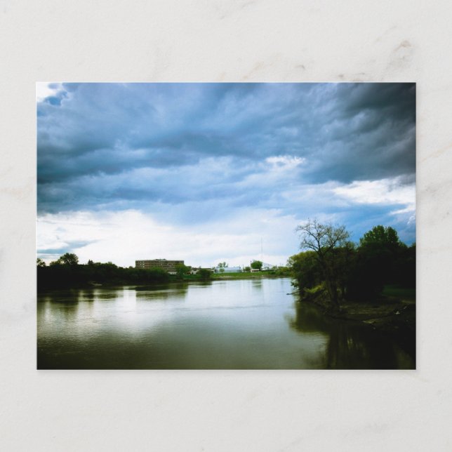 Carte postale estampillée Winnipeg Red River Lomo (Devant)