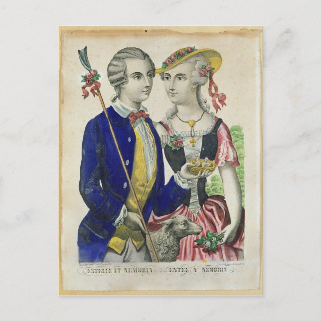 Carte Postale Estelle et Nemorin (Devant)