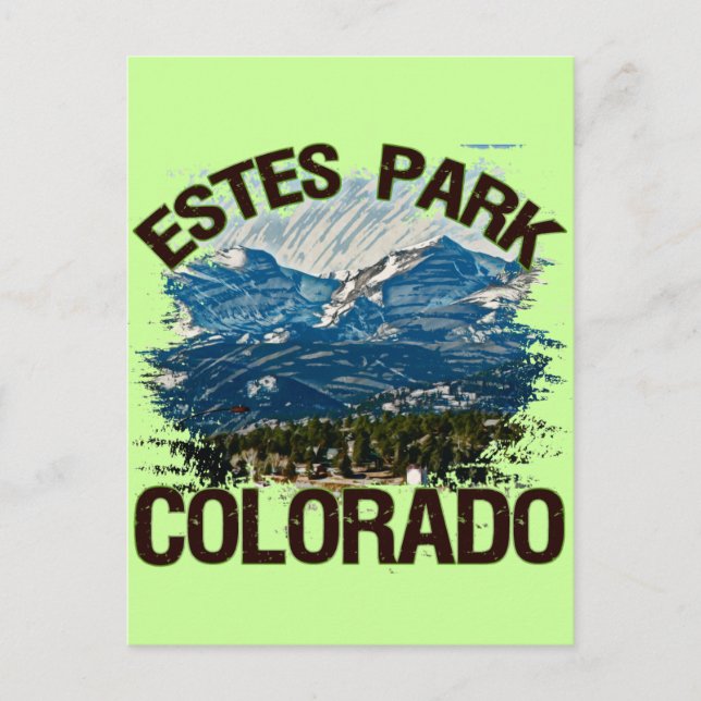 Carte Postale Estes Park, Colorado (Devant)