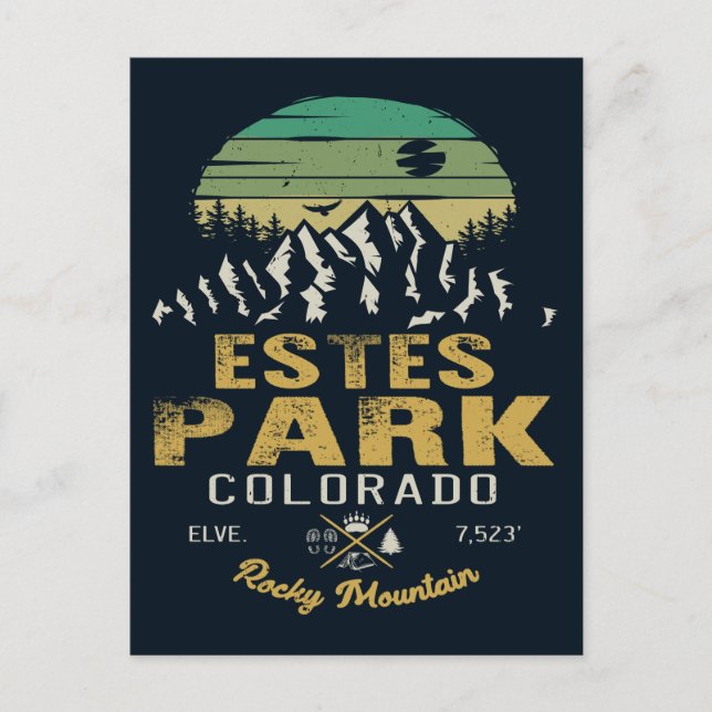 Carte Postale Estes Park Colorado - Rocky Mountain National Park (Devant)