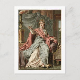 Carte Postale Esther, costume pour 'Esther' de Jean Racine, tiré