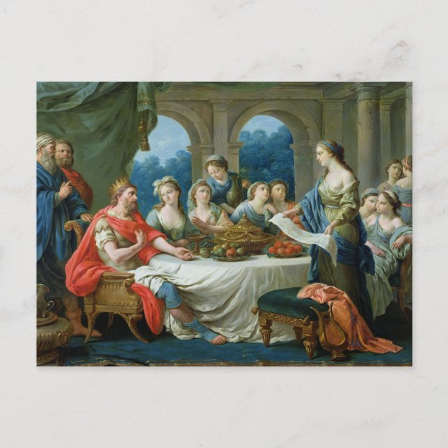 Carte Postale Esther et Ahasuerus, c.1775-80 (Devant)