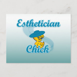 Carte Postale Esthetician Chick