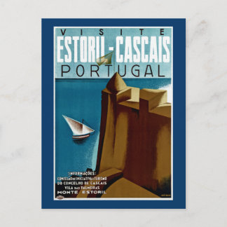 Carte Postale Estoril-Cascais au Portugal