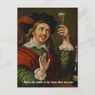 Carte Postale Et au milieu du chaos, il y avait toi