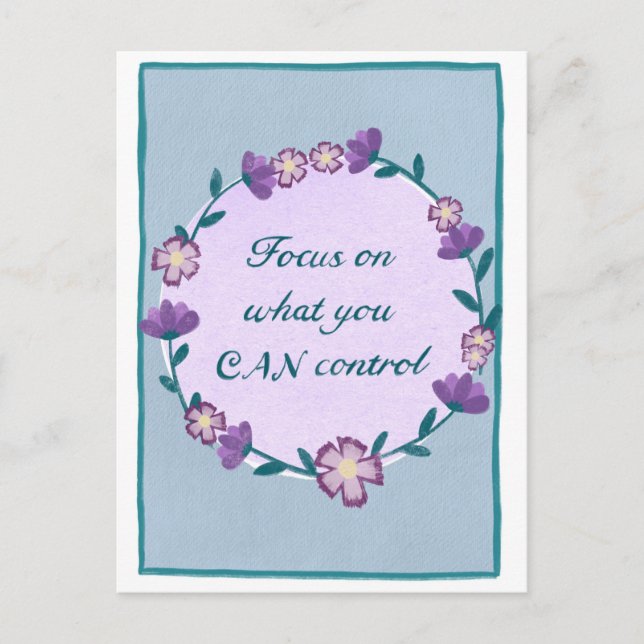 Carte postale et feuille de calcul en un ! (Devant)