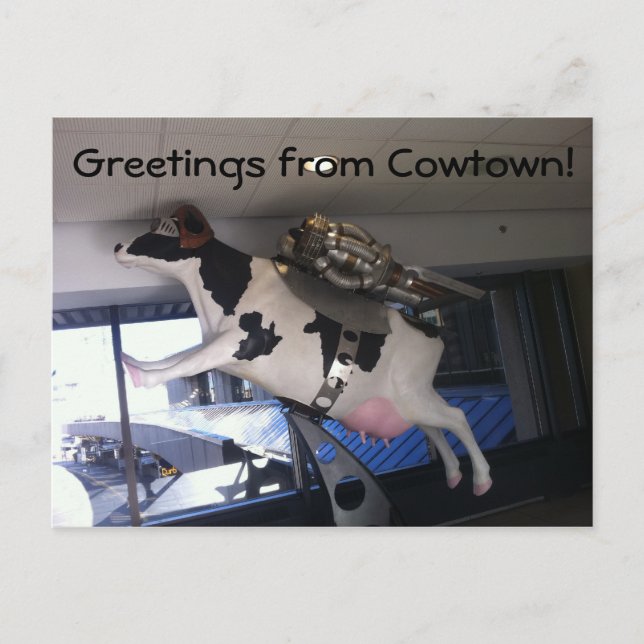 Carte Postale Et la vache sauta au-dessus de la lune (Devant)