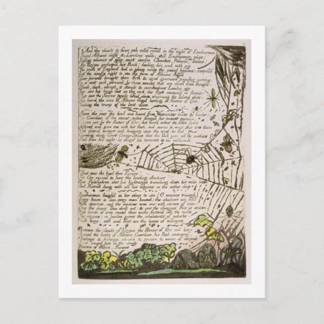 Carte Postale 'Et les nuages et les incendies...', plaque 14 de  (Devant)